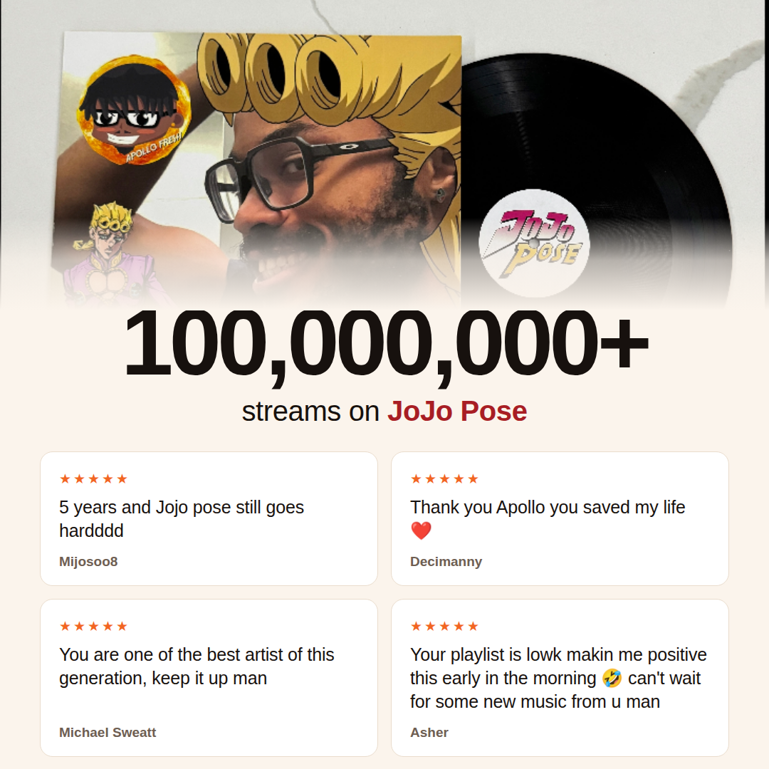 JoJo Pose — Hand-Signed 12" Vinyl (First Pressing of 100)